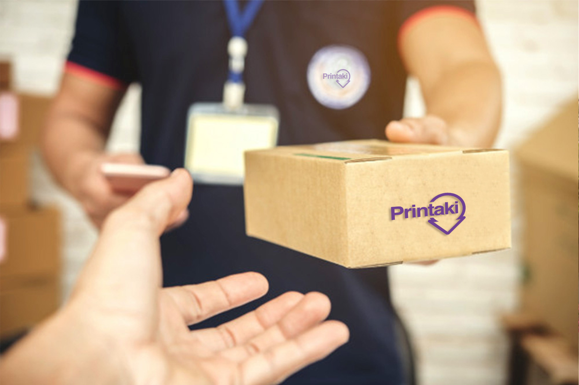 Imagem do entregador